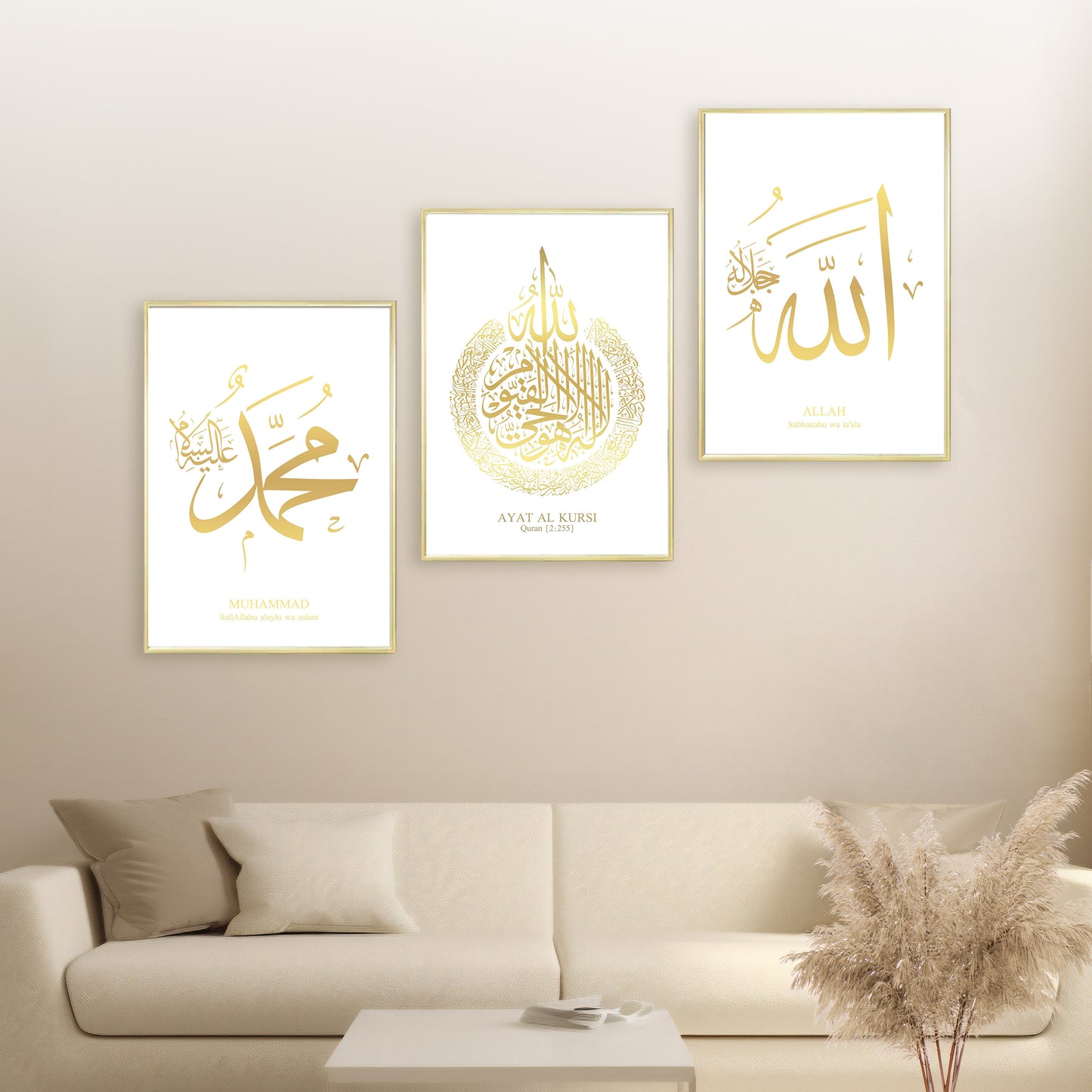 White Gold Poster Set