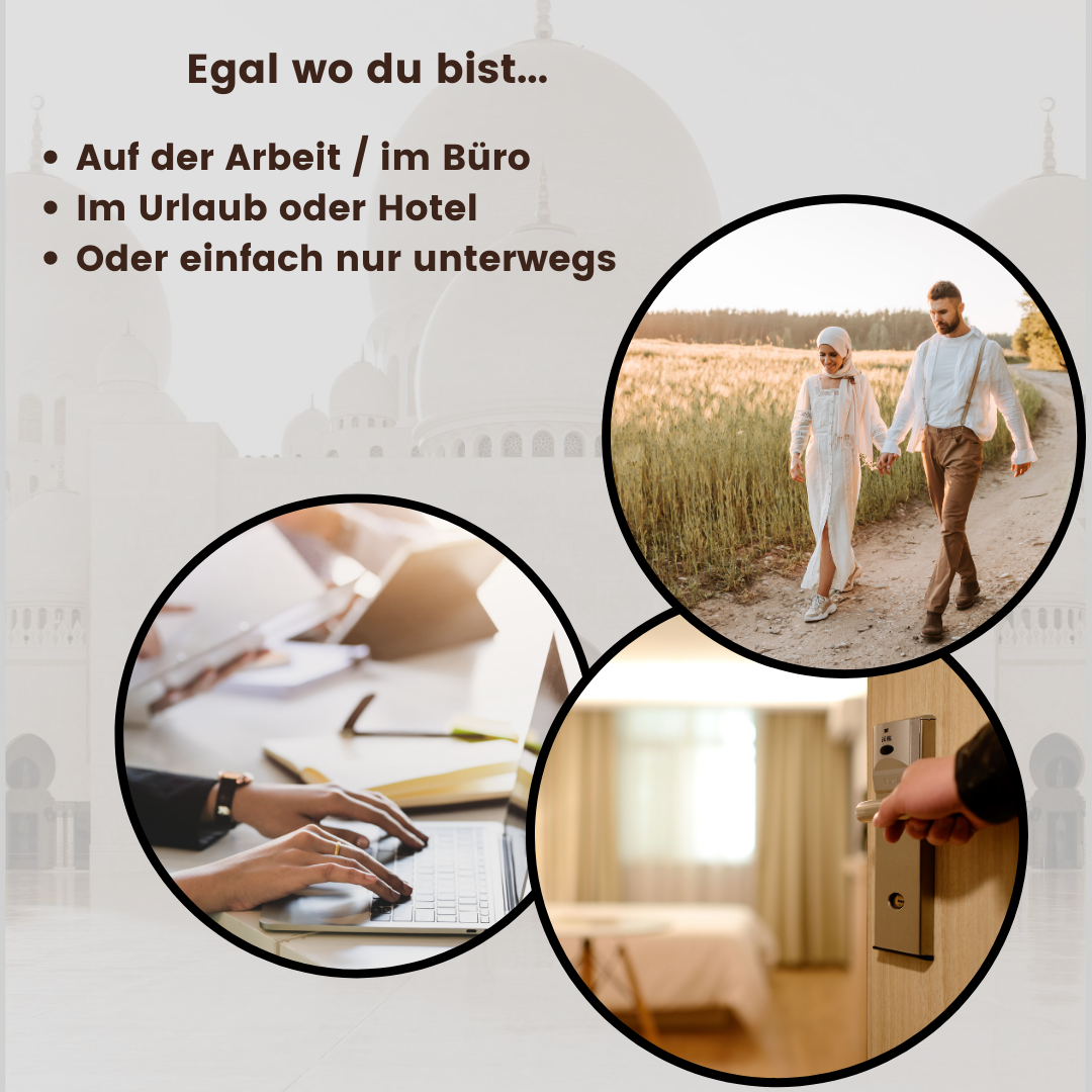 Gebetsteppich To Go - für Unterwegs