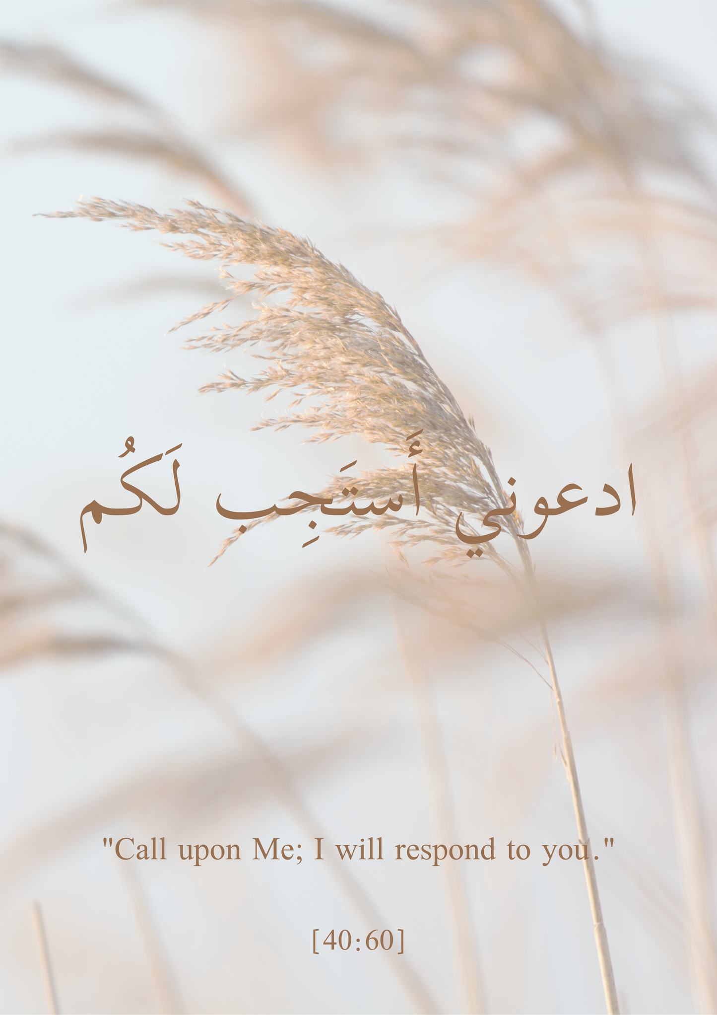 Call upon me, I will respond to you