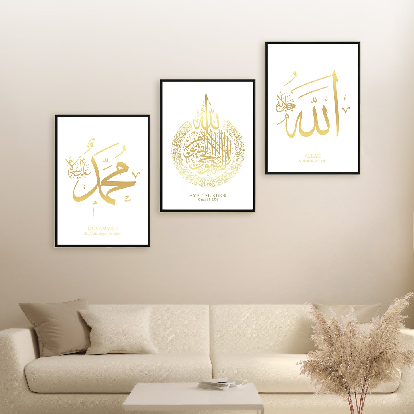 White Gold Poster Set