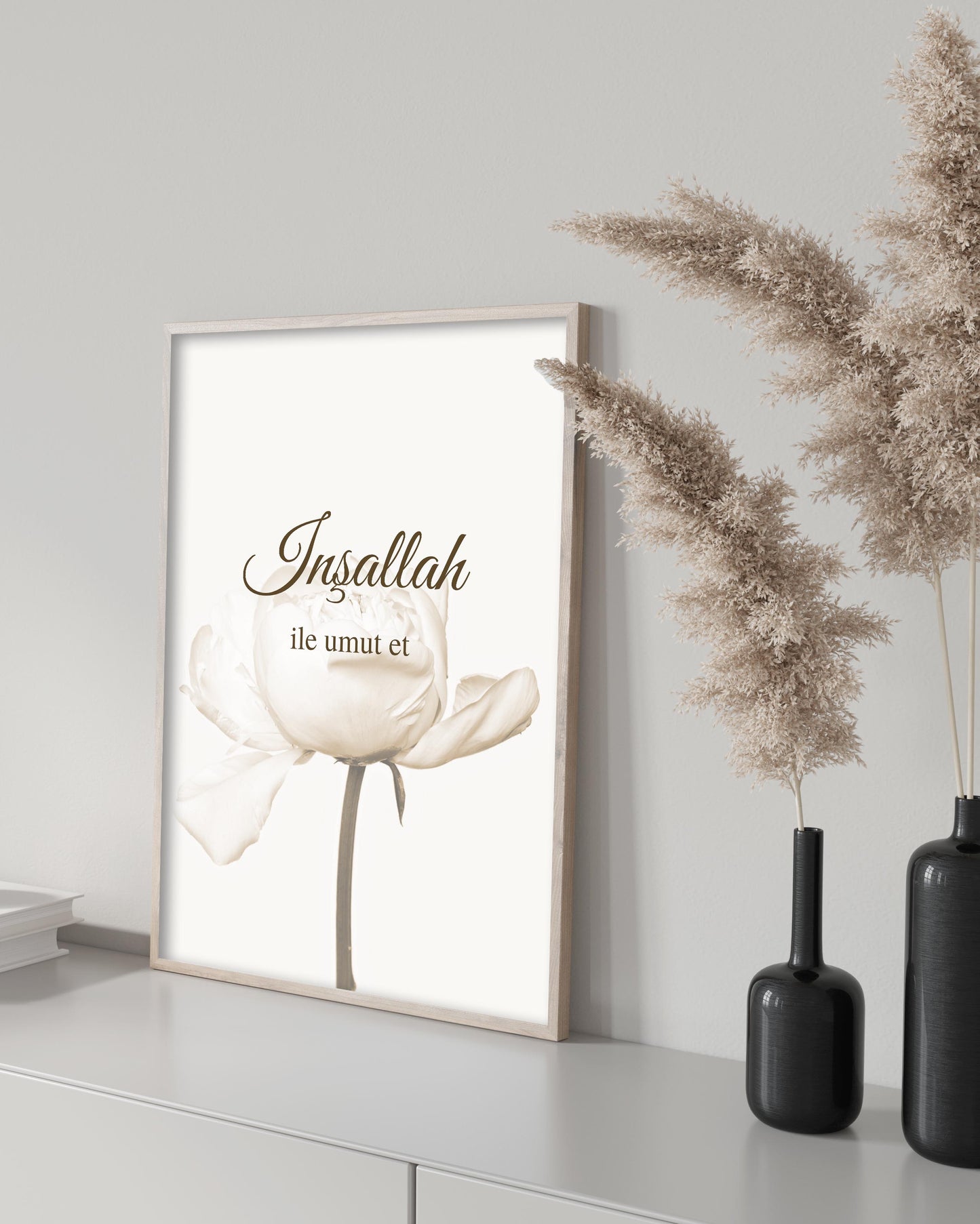 Inshallah ile umut et (beige)