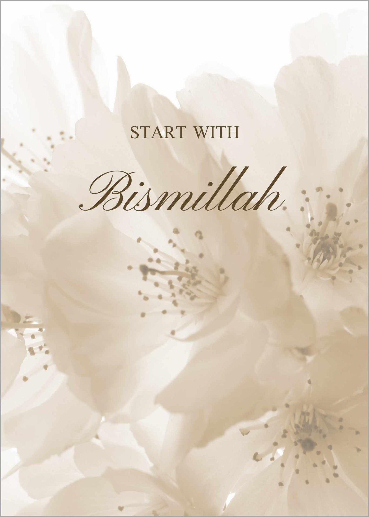 Start with Bismillah No.1 (beige)