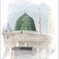 Medina Mosque Watercolor
